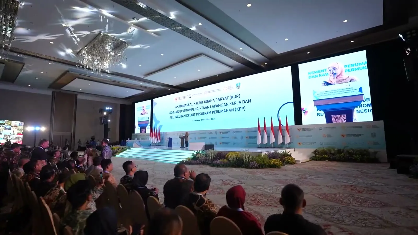Panggung utama dan peserta KUR The Next 2025