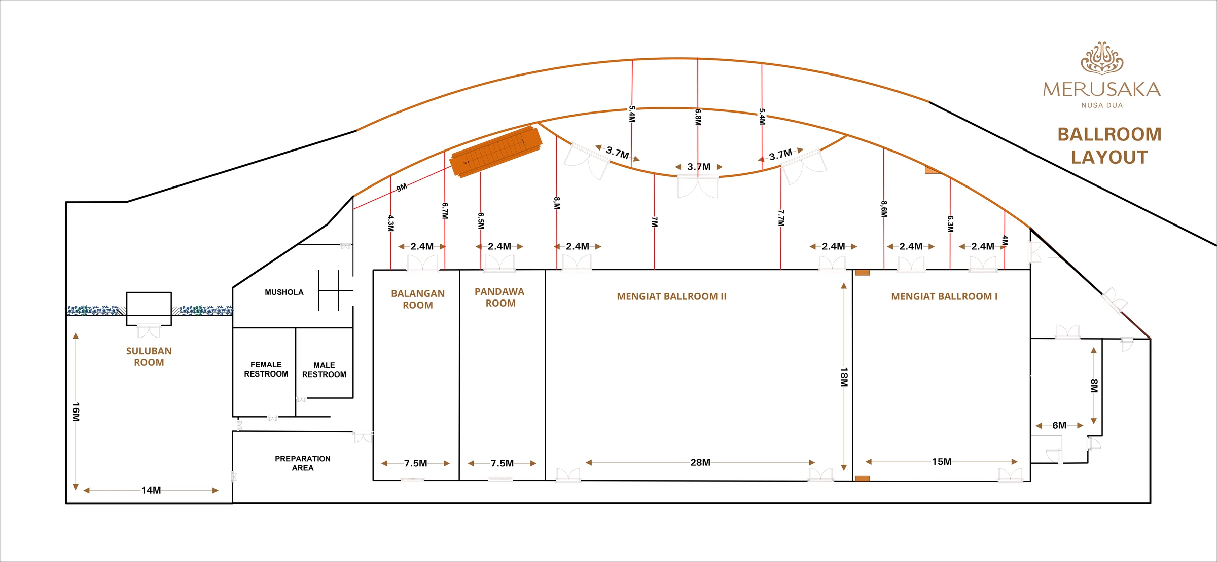 Denah ballroom